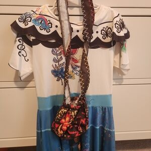 Encanto Maribel Colorful Dress with Matching Bag